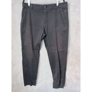 Lululemon Pants Mens 34x30 Black Commission ABC Warpstreme Slim Fit Performance‎